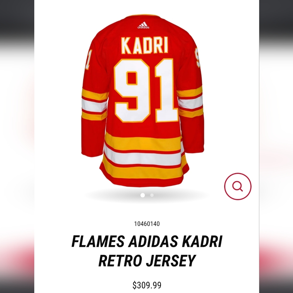 Calgary Flames Jersey 2022-23. Nazem Kadri #91 - Picture 5 of 5